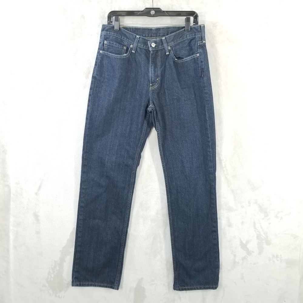 Levis 514 Jeans Mens 31 x 31 Blue Straight‎ Leg Dark Wash Denim 100% Cotton